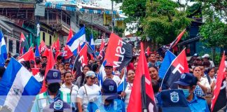 Militantes Sandinistas realizan caminata en Boaco