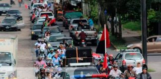 Realizan caravana hay patria en Jinotega