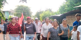 Caminata de alegría y amor a la patria en la Isla de Ometepe