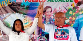 FSLN presenta a los candidatos oficiales a Alcalde y Vicealcalde en Nandaime