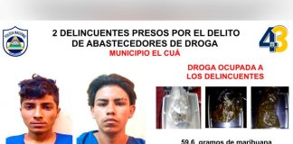 Policía de Jinotega pone tras las rejas a 10 delincuentes