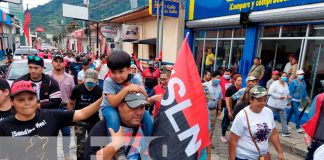 Candidatos Sandinistas a comicios municipales de Jinotega participaron en caminata