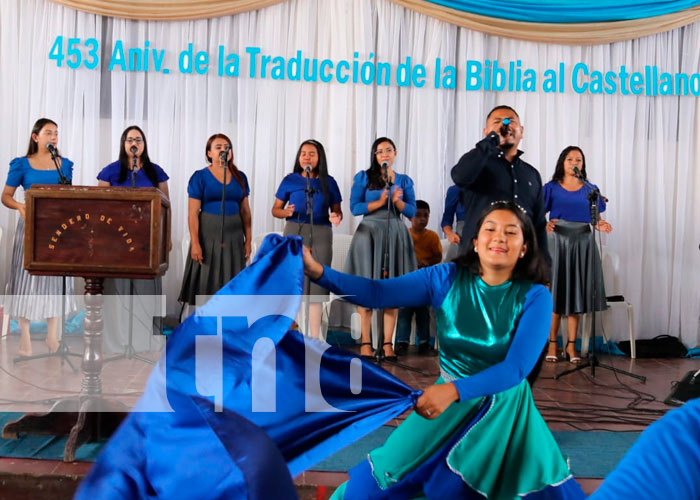 Celebran 453 años de la traducción de la Biblia al castellano en Ocotal