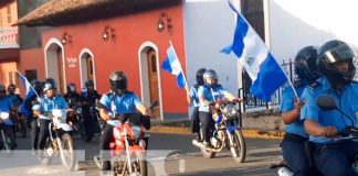 Realizan diana en saludo a la Patria Bendita en Granada