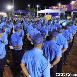 Presidente de Nicaragua, Daniel Ortega, en acto del 43 aniversario de la Policía Nacional