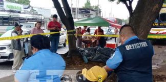 Un anciano se desplomó en una de las calles de Managua, para no levantarse más