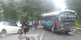 Trágico accidente de tránsito entre Muy Muy y Boaco, jurisdicción Matagalpa