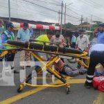 Accidente de tránsito en el sector de Autolote El Chele, Managua