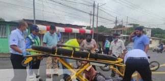 Accidente de tránsito en el sector de Autolote El Chele, Managua