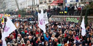 Masiva manifestación en Francia contra reforma de las pensiones