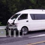 Fatídico accidente de tránsito con un bus interlocal en Chinandega