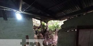 Casas con daños en Jalapa producto de las lluvias