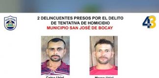 Captura de distintos sujetos por delitos en Jinotega