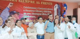 Asesora en temas de salud, Sonia Castro, visita la red comunitaria en Diriamba