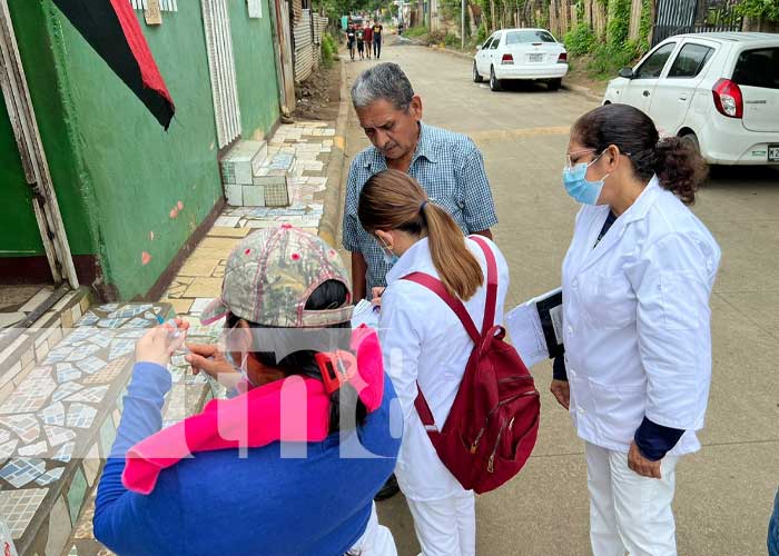 Jornada de vacunación en el Distrito VI de Managua