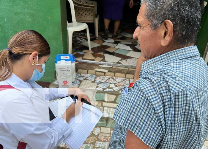 Jornada de vacunación en el Distrito VI de Managua