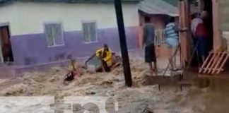 Señor de Nandaime vivo de milagro, luego que lo arrastrara las fuertes corrientes de la lluvias