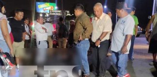 Imprudencia vial deja grave a motociclista en Managua