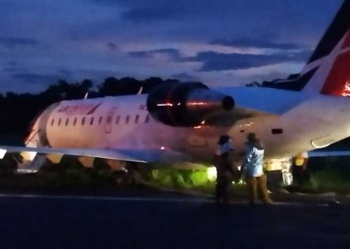 Registran incidente en pista del Aeropuerto Internacional Augusto C. Sandino