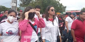 Militancia sandinista respalda proyectos de prosperidad en Managua