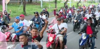 Brigadas de motociclistas respaldan continuidad del progreso en Managua