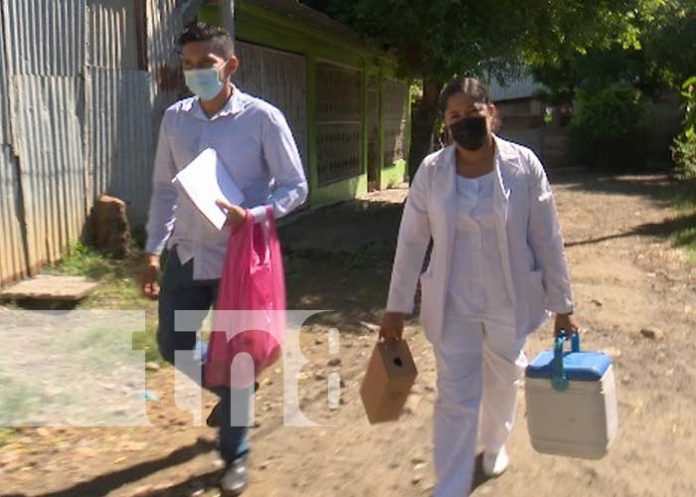 Foto: Familias de los Laureles Norte, Managua fueron vacunadas contra la COVID-19/TN8