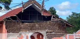 Desplome de Antigua Iglesia en Acoyapa, Chontales