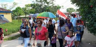 Caminata por más beneficios para las familias de Bluefields