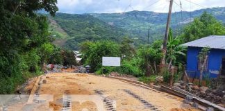 Obras de mejoramiento vial en La Concordia, Jinotega