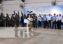 Acto por la salida de material electoral a JRV en Nicaragua