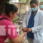 Brigadistas del MINSA atienden a familias de Managua