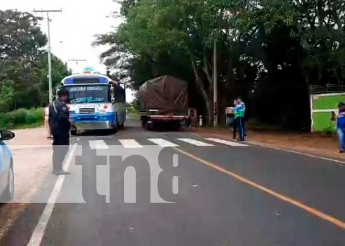 Accidente de tránsito en Mozonte, Nueva Segovia