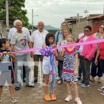 Alcaldía de Juigalpa inauguró 100 metros de calle adoquinada en el barrio Las Canoas