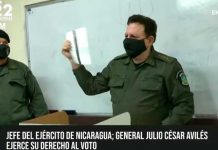 General Avilés: "No hay contratiempo de ninguna naturaleza en Nicaragua"