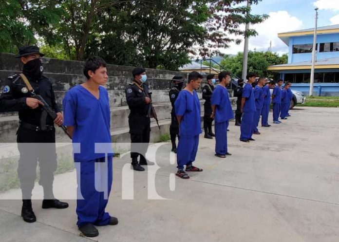 Policía Nacional presenta resultado de planes operativos en Masaya y Nueva Segovia