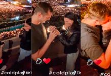 Pareja se compromete en concierto de Coldplay en Argentina