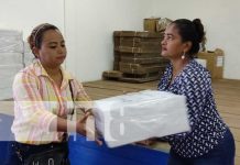 Entrega de material electoral en Bilwi