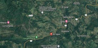 Zona del Río Yasica, en Matagalpa