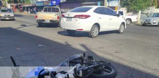 Accidente de tránsito en Managua