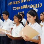 Coro Rubén Darío inunda de aires navideños en la ciudad de Rivas