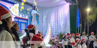 MINED realizó concierto a la Virgen María en la Avenida de Bolívar a Chávez, Managua