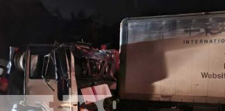 Triple colisión deja cuantiosas pérdidas económicas en Carretera Norte, Tipitapa