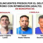 Nueve delincuentes capturados por la policía en Matagalpa