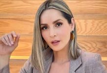 Carmen Villalobos se muestra sin brasier por las calles de Miami