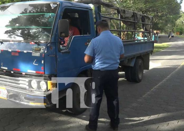 Policía desplegada en la Isla de Ometepe, para prevenir accidentes de tránsito