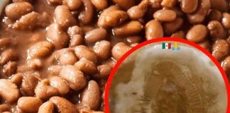 ¿Burla o milagro? Encuentran “silueta” de la Virgen en sopa de frijoles