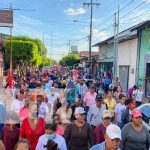 Militantes del FSLN realizan maratónica movilización en Chinandega