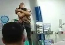 Muestran video de un joven con supuesta posesión demoniaca en hospital