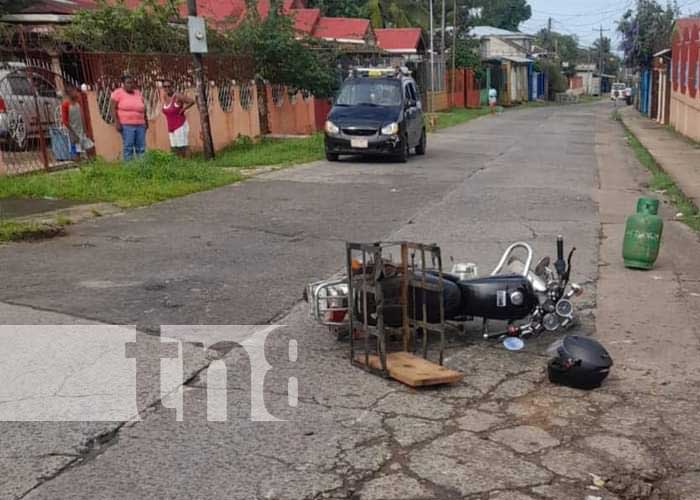 Foto: Accidente de tránsito deja grave a una mujer en Bluefields / TN8