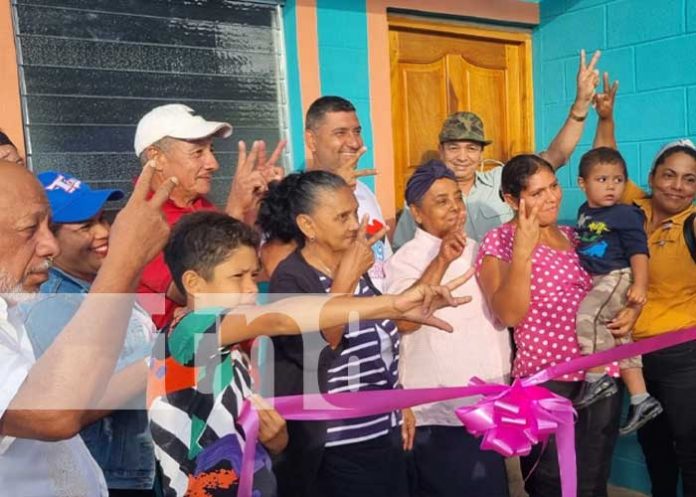 Foto: Una vivienda digna el sueño hecho realidad de 4 familias del área rural de Juigalpa / TN8